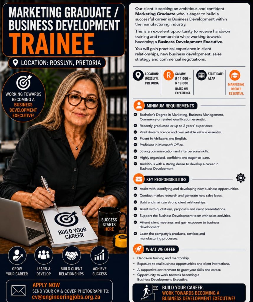 Marketing Graduate/Business Development Trainee